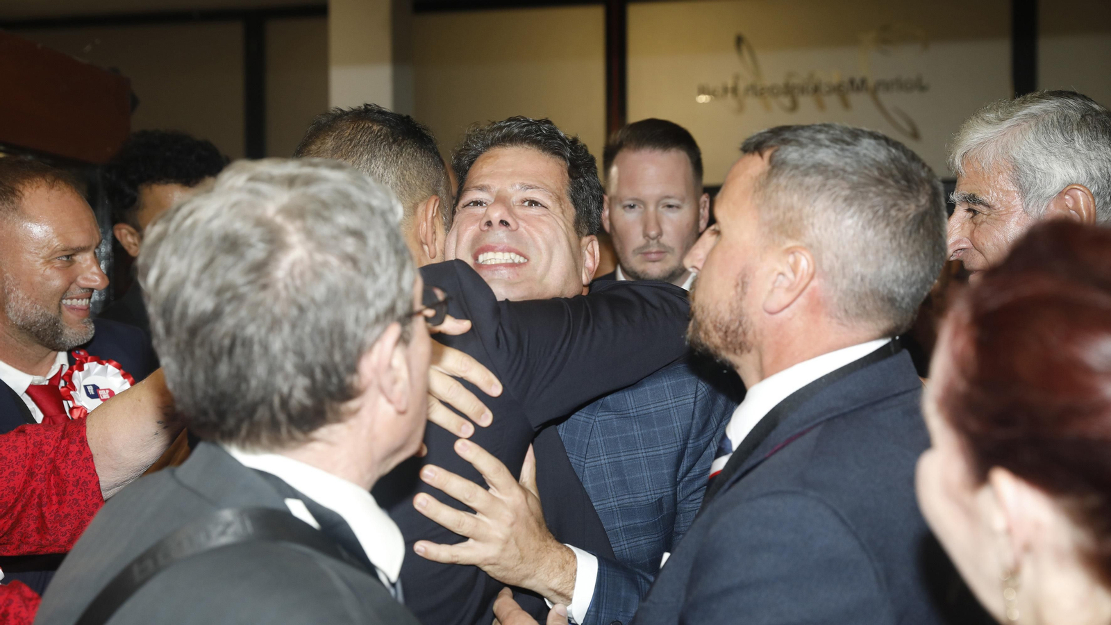 Las fotos de la victoria de Fabian Picardo que gana las elecciones en Gibraltar