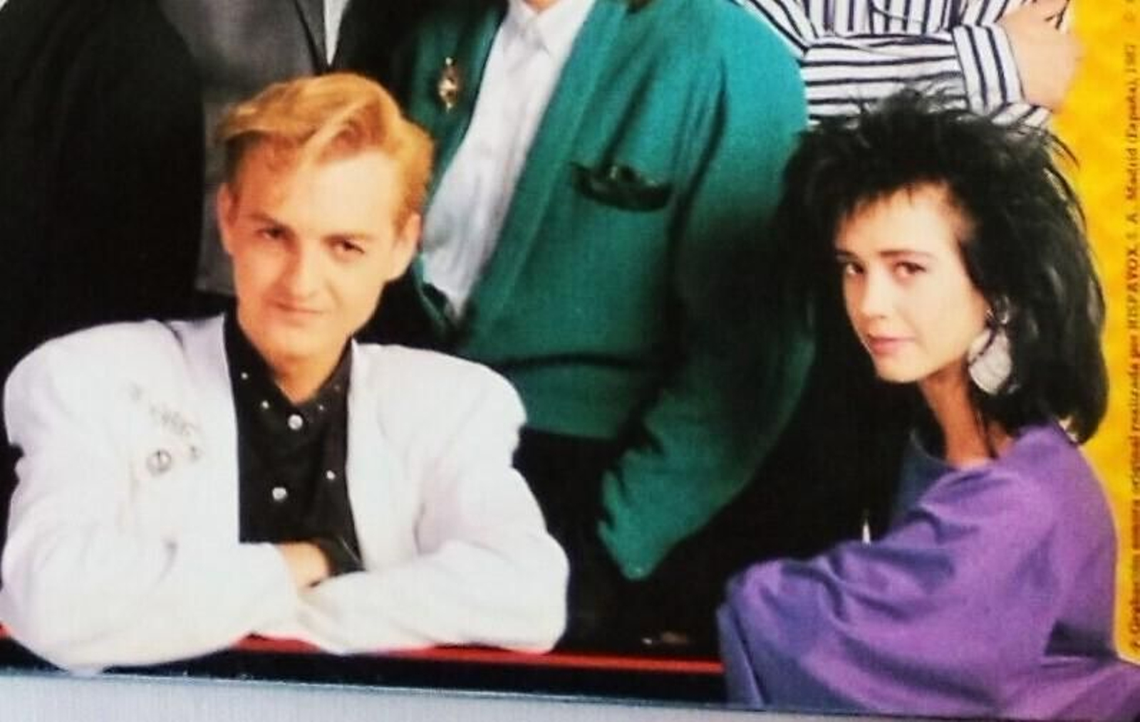 Carmelo Martínez, miembro de La Década Prodigiosa, que acudió al festival de 1988