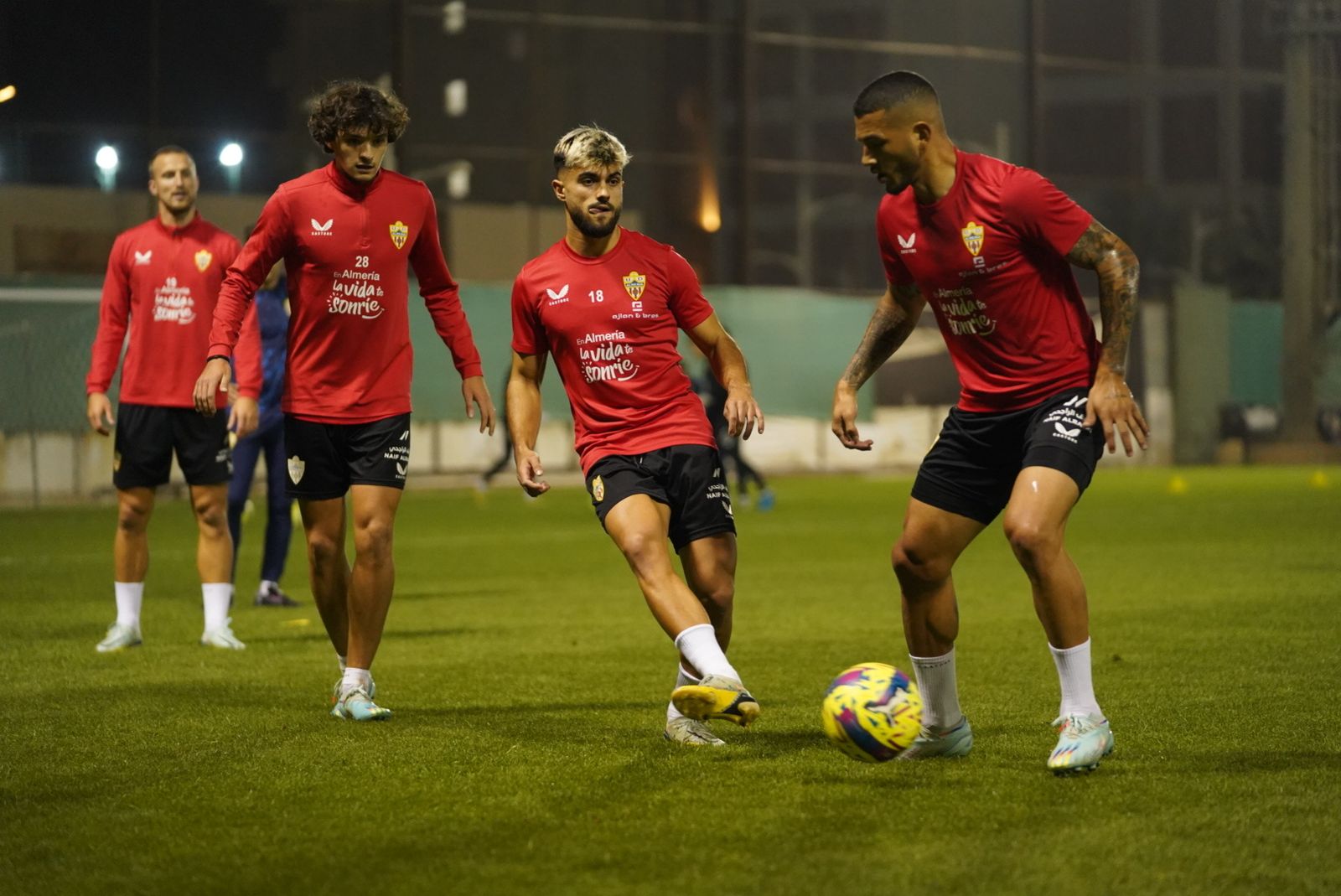 El primer día del Almería en Riad, en imágenes