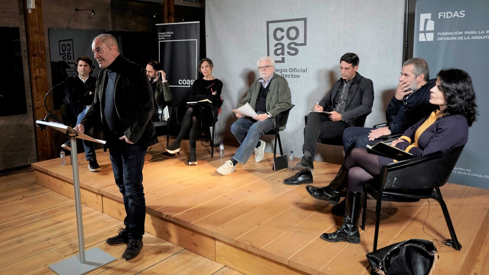 Juanma García Nieto, vocal de actividades, en su intervención en el acto.