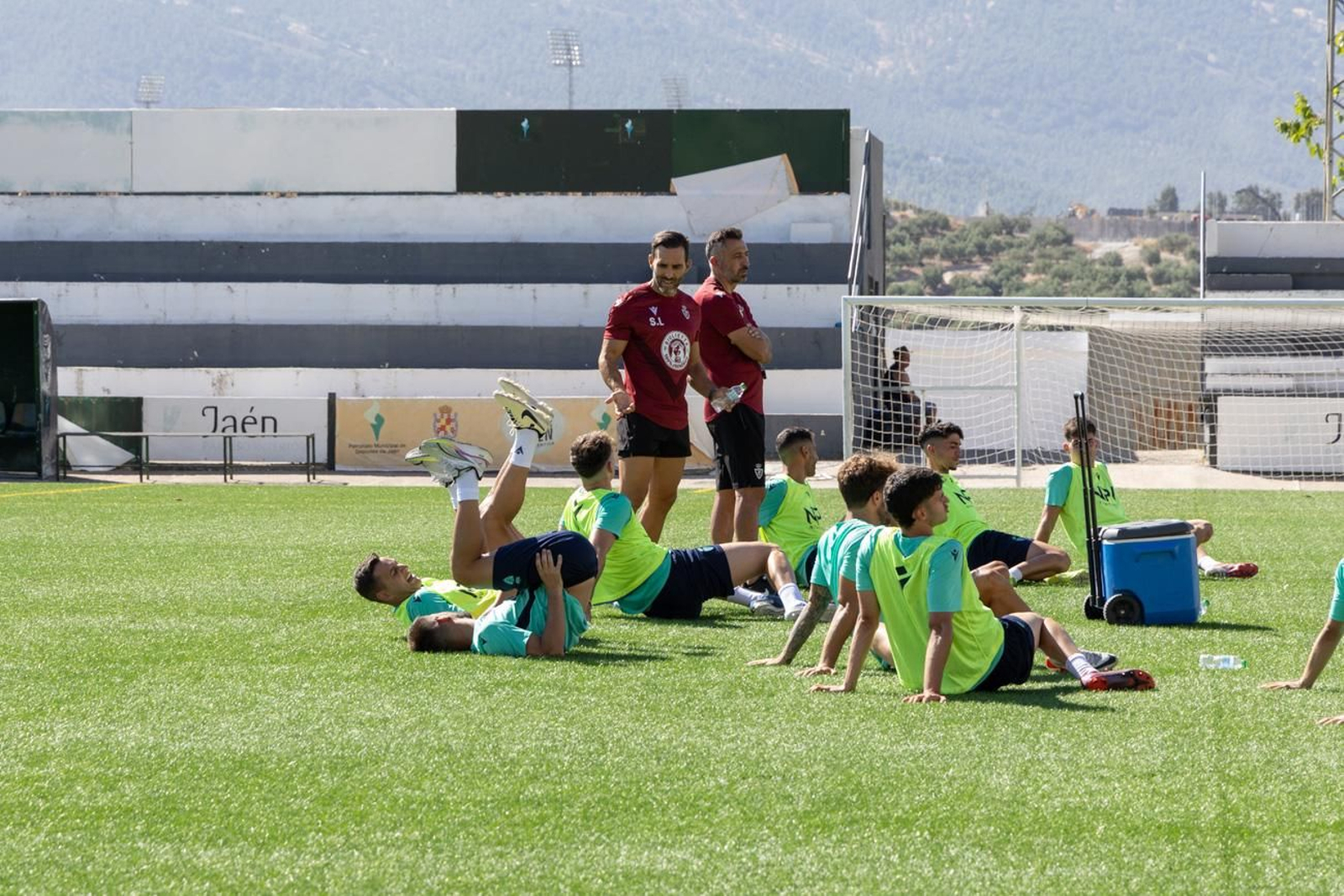 El primer entrenamiento del Real Jaén de la temporada 2025-26