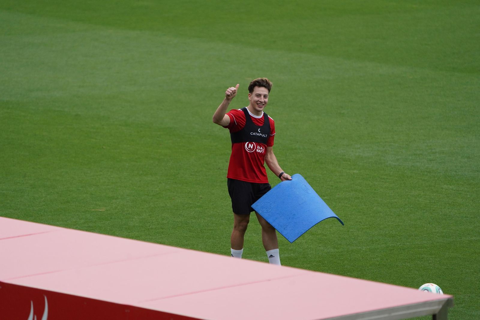 Entrenamiento de la UDA, viernes 15 de mayo.