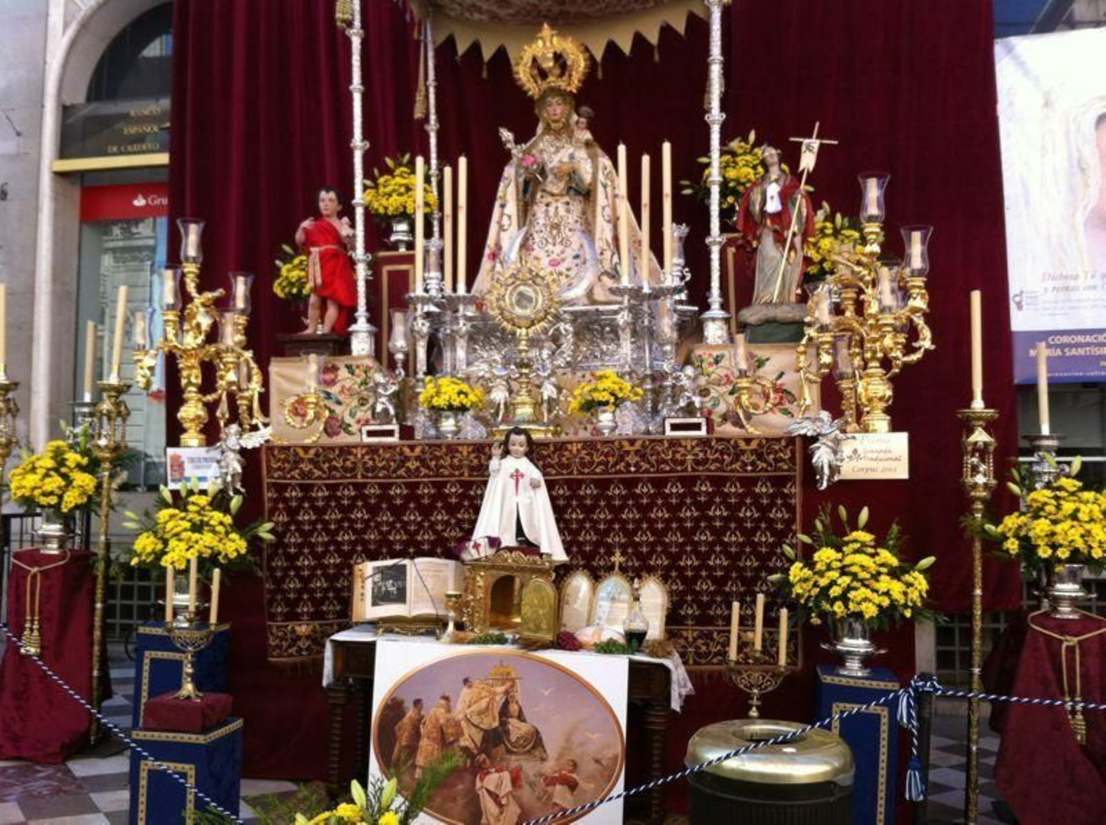 Suspendido el concurso de altares por la previsión de lluvia este jueves de Corpus.