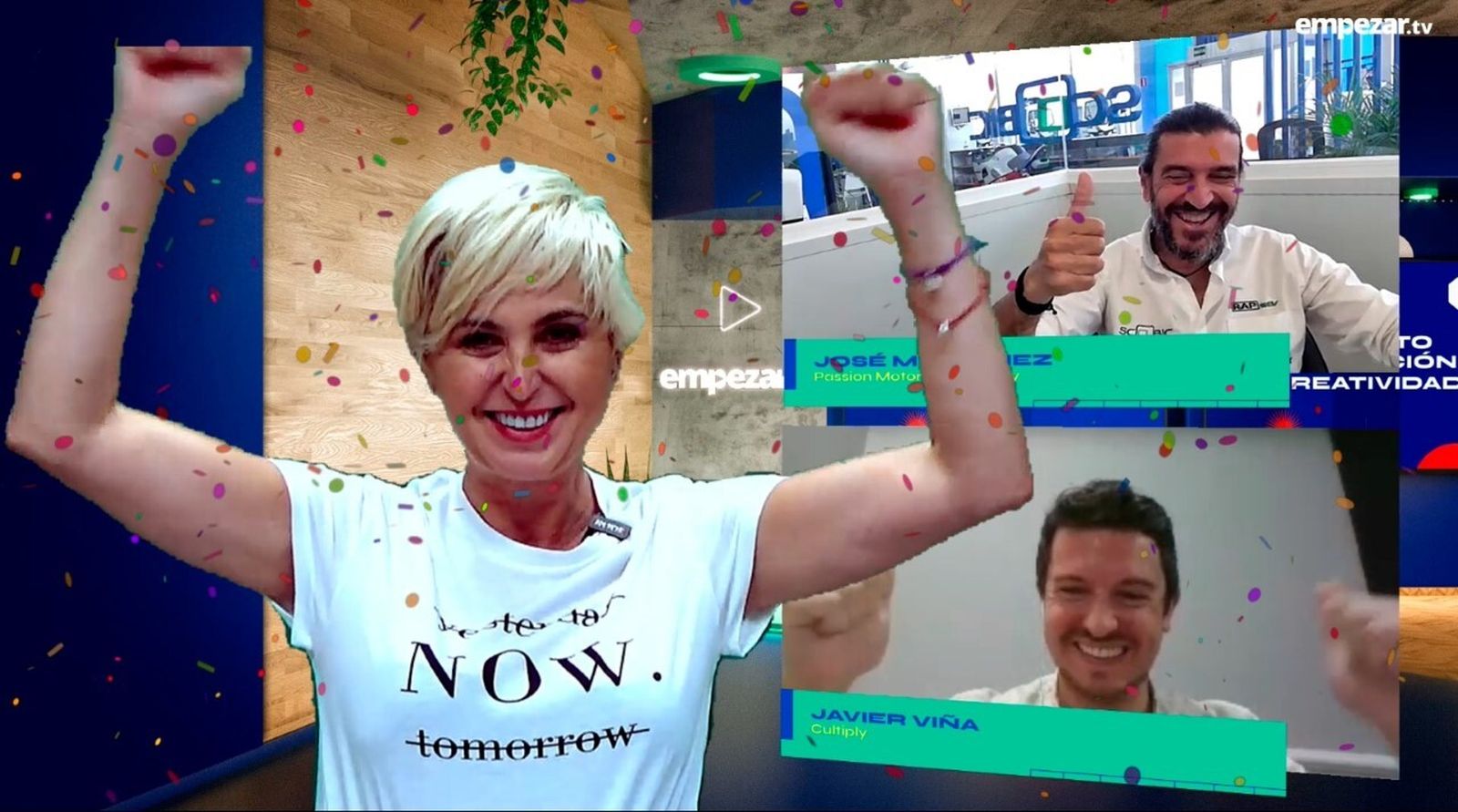 Un instante de la gala, que fue telemática por segundo año consecutivo.