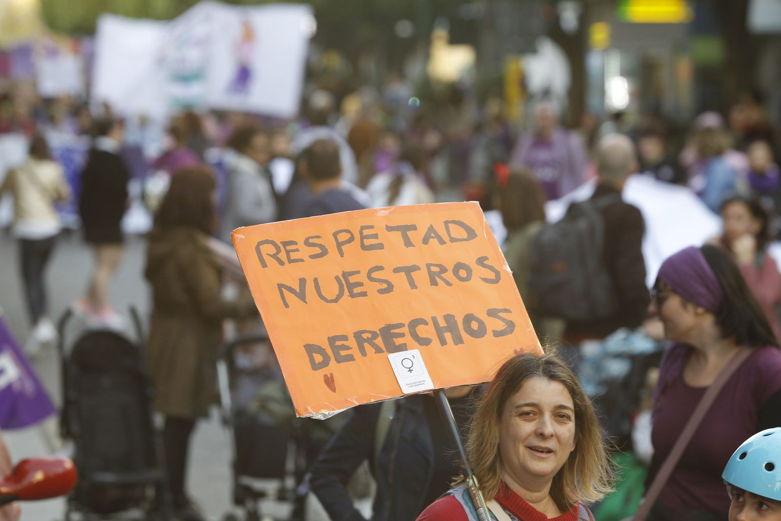 Fotogalería manifestación Día Internacional de la Mujer