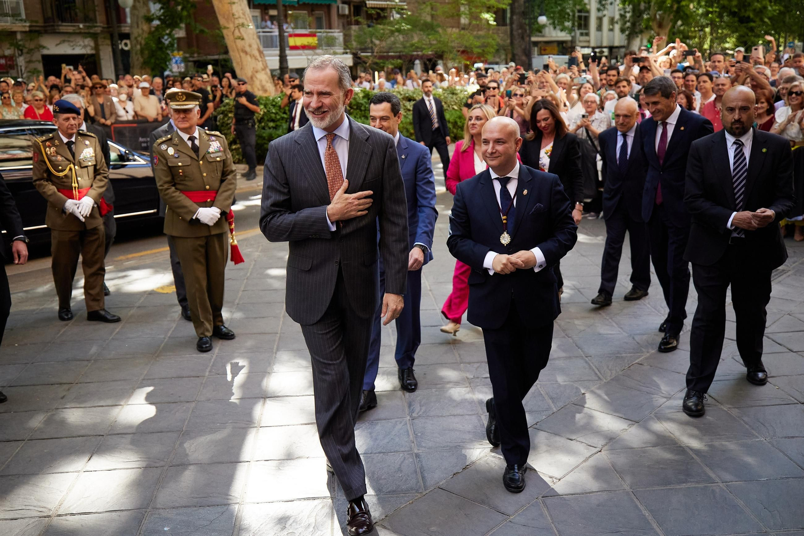 El Rey Felipe VI visita la Basílica de las Angustias, Mayo 2025 Las imágenes de la vista del Rey Felipe VI a la Basílica de la Virgen de las Angustias de Granada