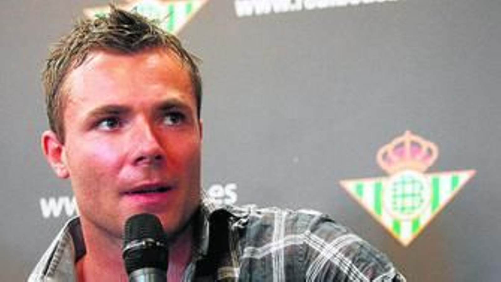 Stephan Andersen, en una de sus comparecencias públicas como verdiblanco.