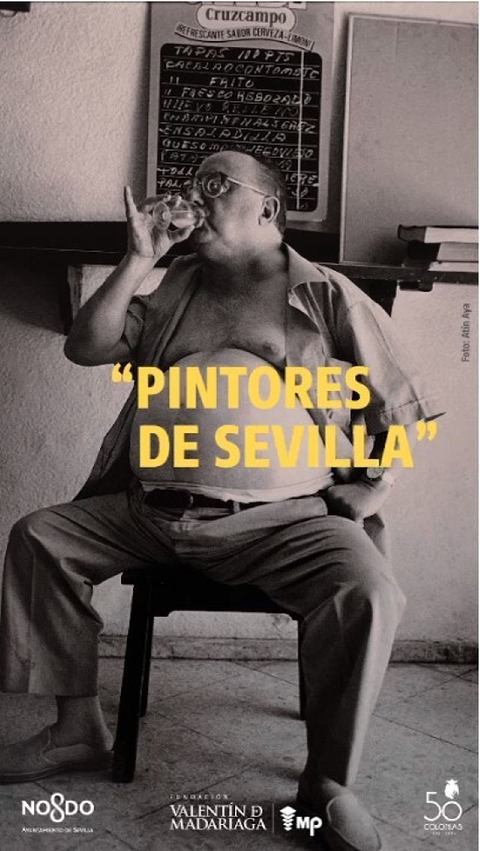 Cartel de la muestra Pintores de Sevilla.