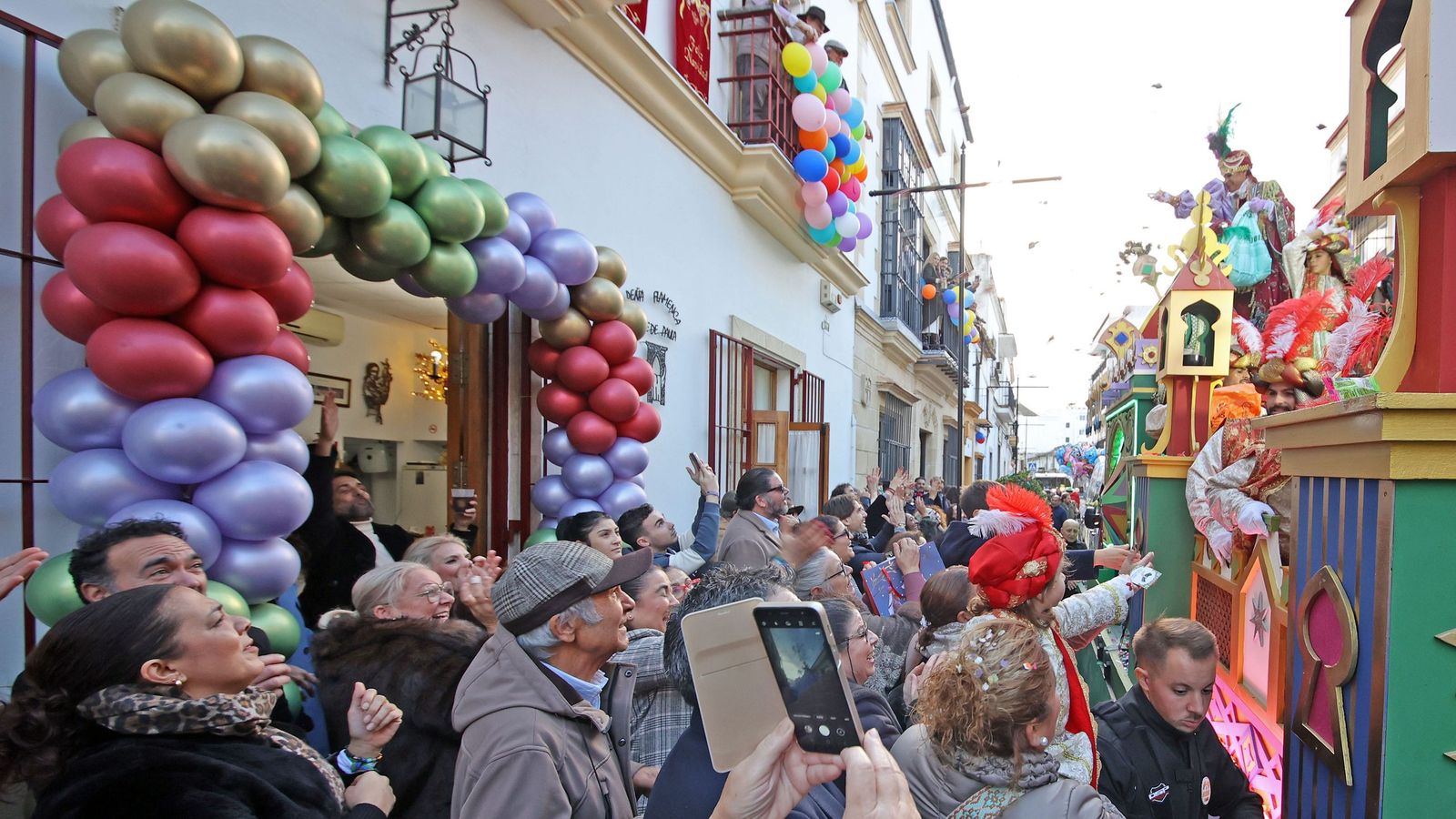 Imágenes de la cabalgata del Cartero Real de Jerez