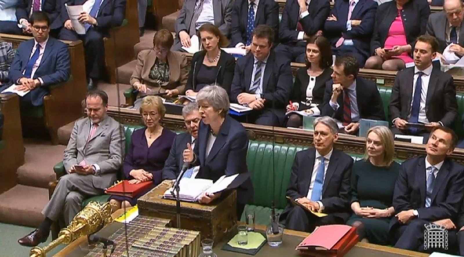 Un momento del debate de hoy en la Cámara de los Comunes