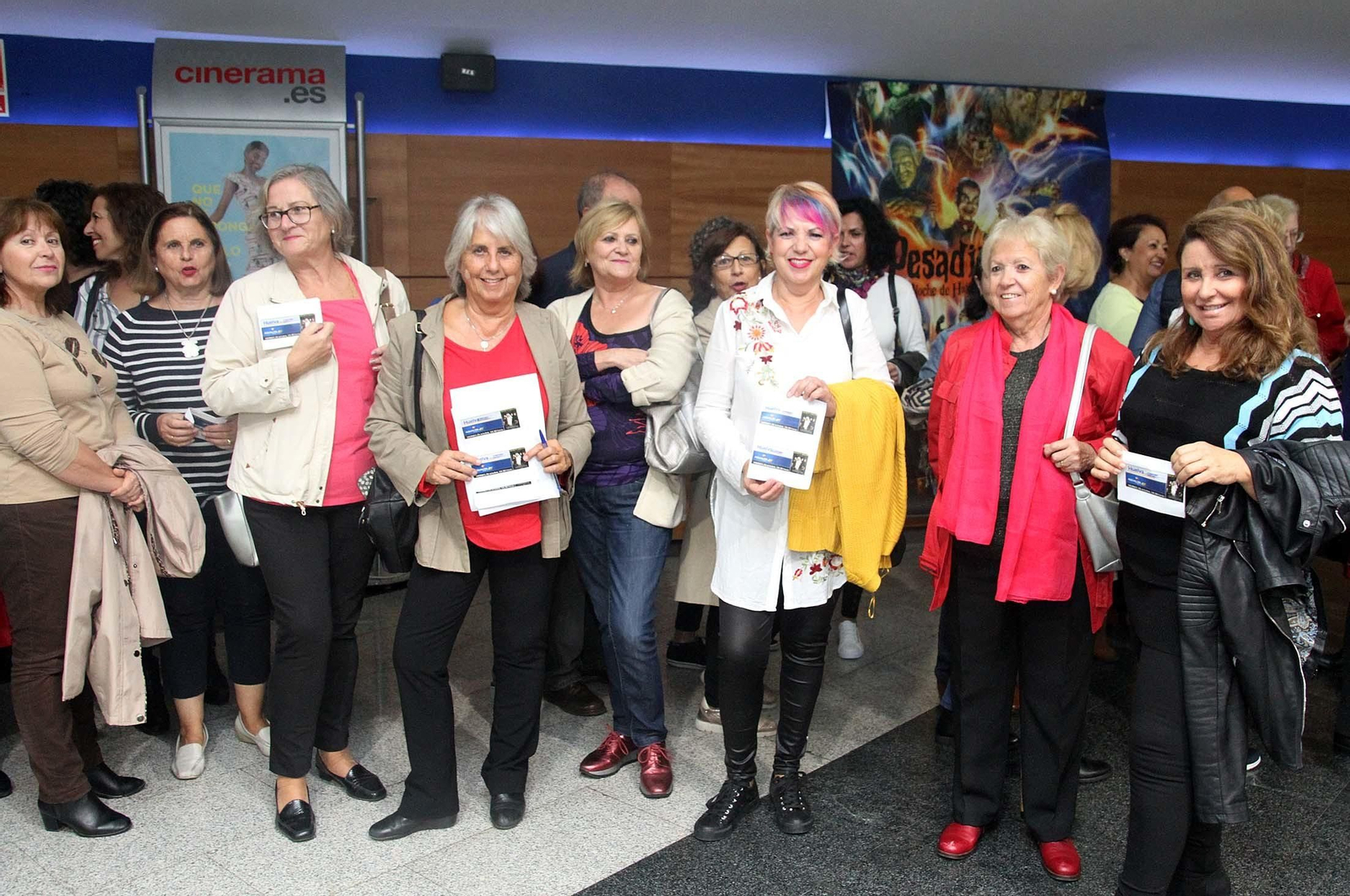 Imágenes de la proyección de la película Bernarda en CineBox Aqualon
