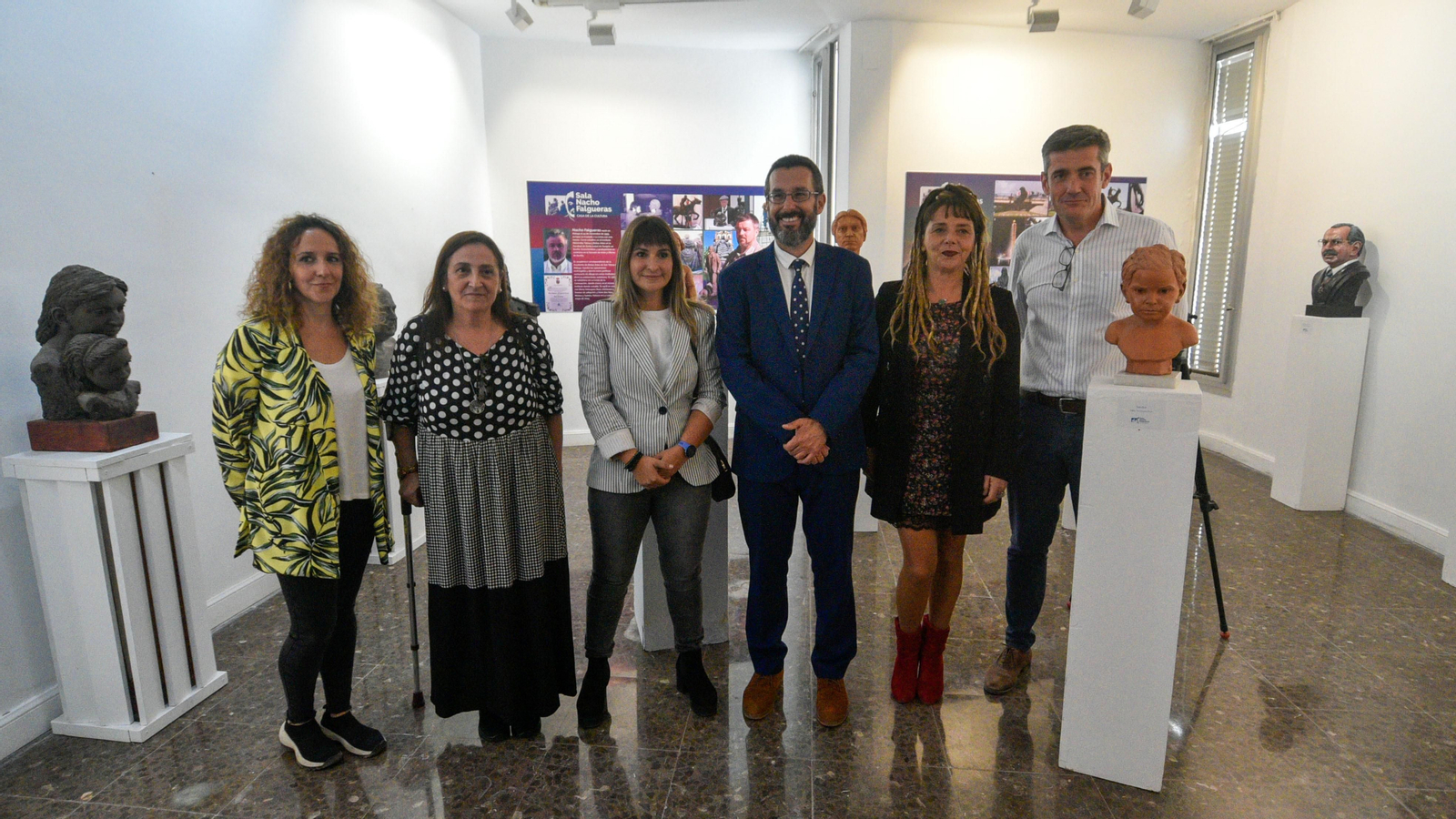 Inauguración de la exposición de Nacho Falgueras en La Casa de la Cultura de La Línea