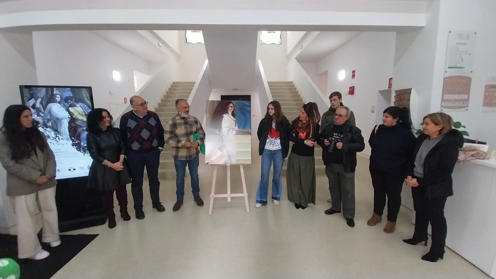 La recreacion de Hipatia de Alejandría.