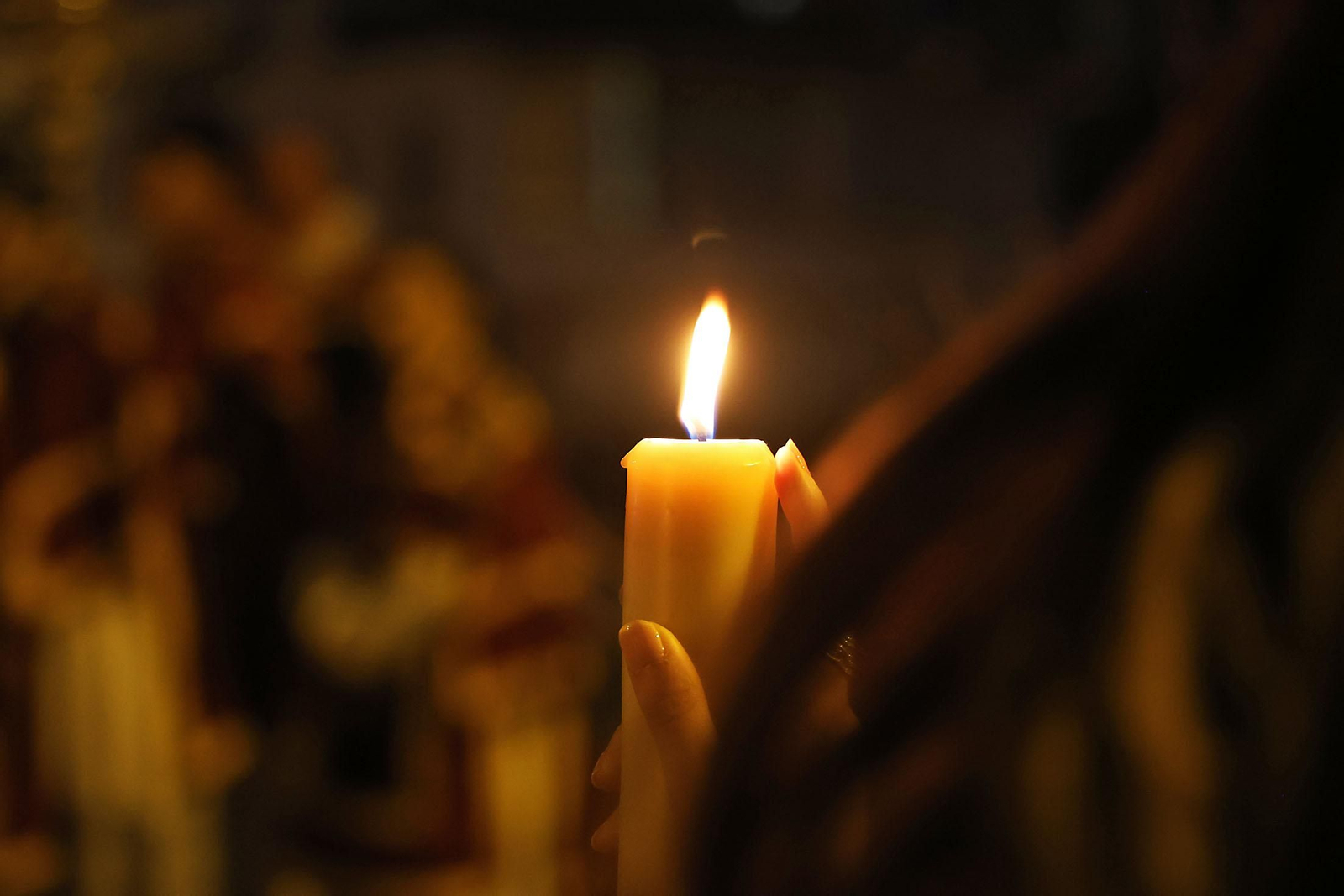 Imágenes del Vía Crucis del Consejo de Cofradías y Hermandades de Huelva