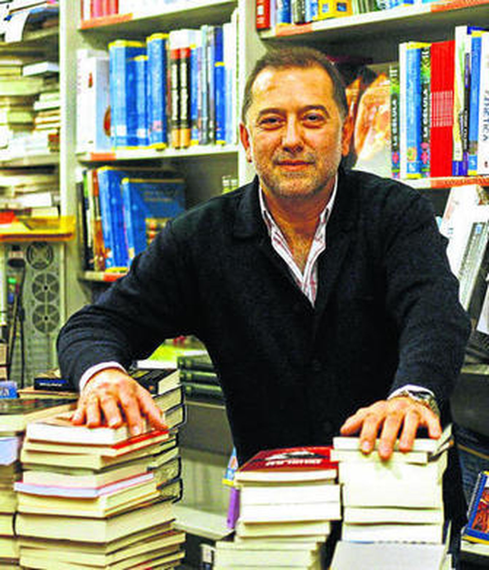 Pepe Jaime, en la librería Quorum.