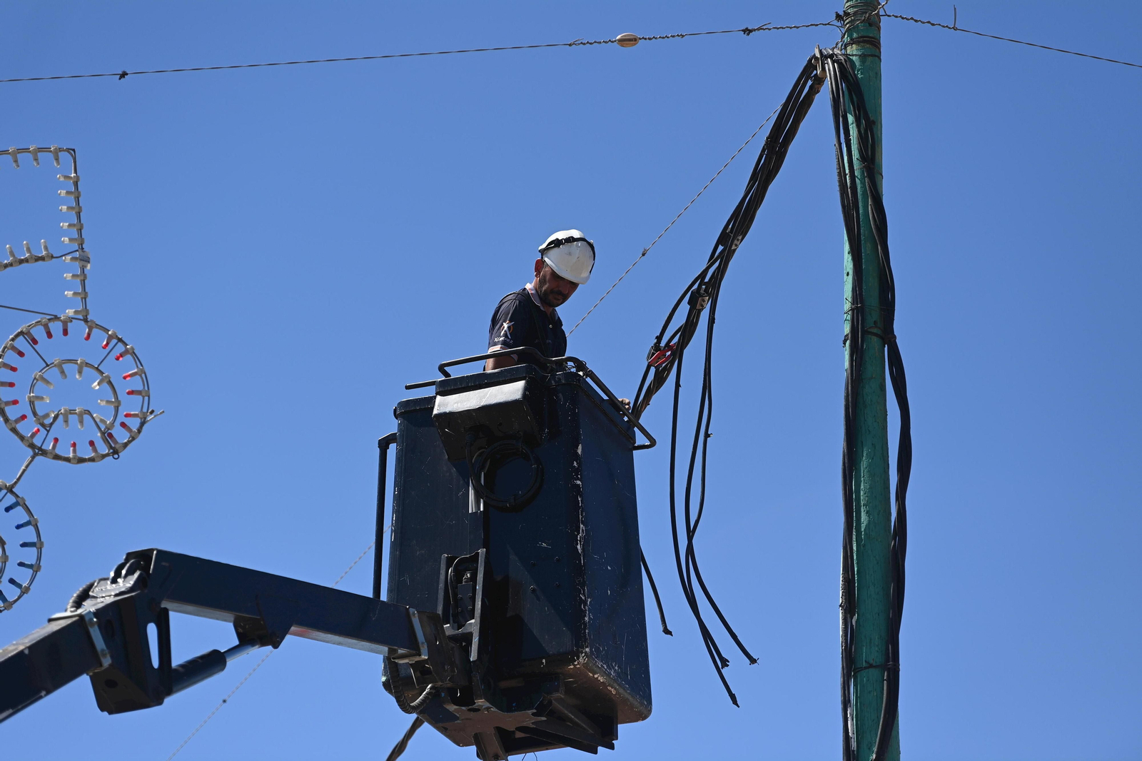 Feria de Málaga 2022: últimos retoques en el Real y el Centro (fotos)