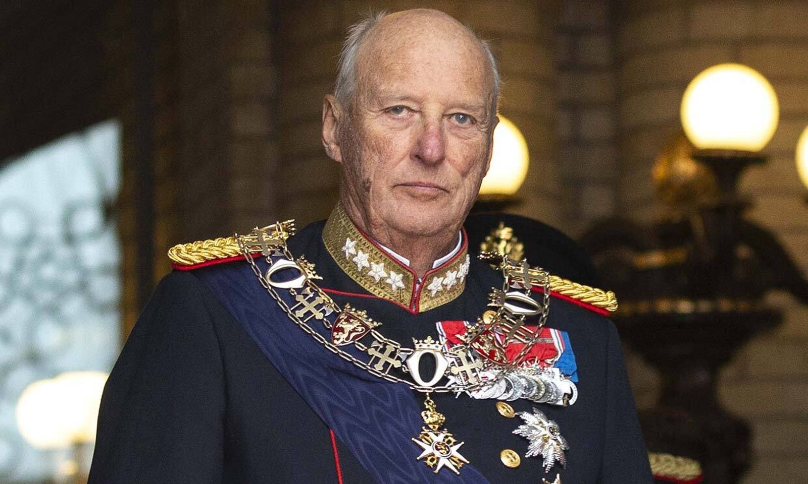 El rey Harald de Noruega.