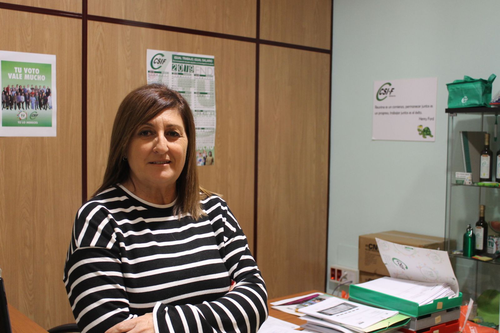 Carmen López, responsable de Correos de CSIF Almería