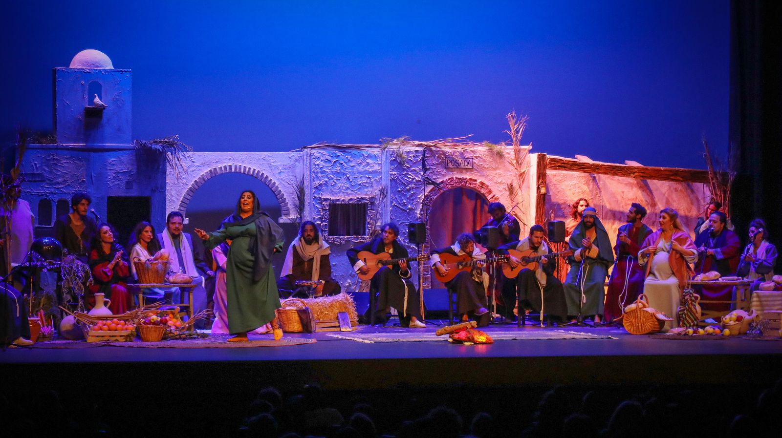 Un Belén muy flamenco en el Villamarta