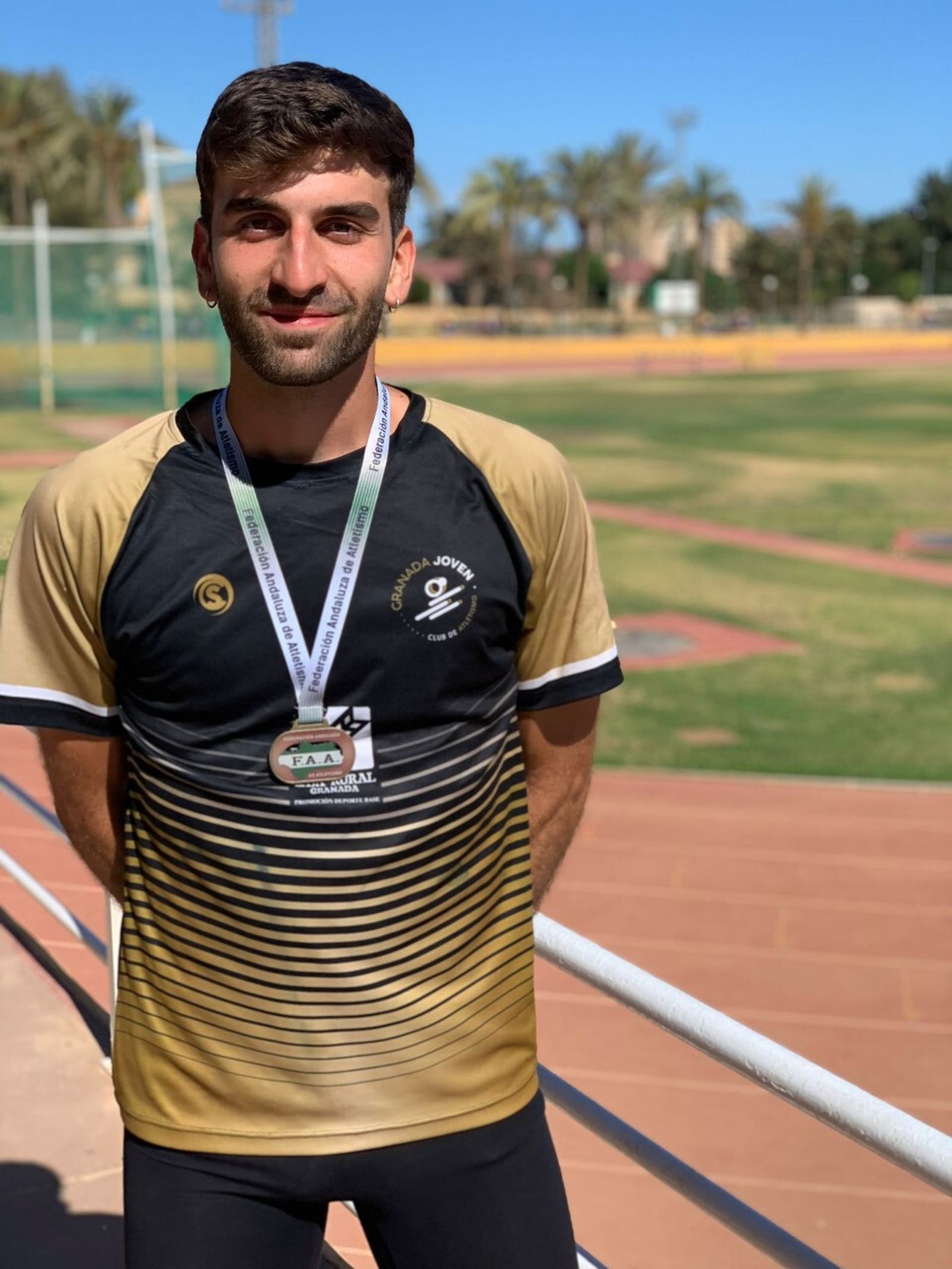 Javier Rivero Rodríguez, oro sub 23 en decathlon y récord absoluto de Huelva.