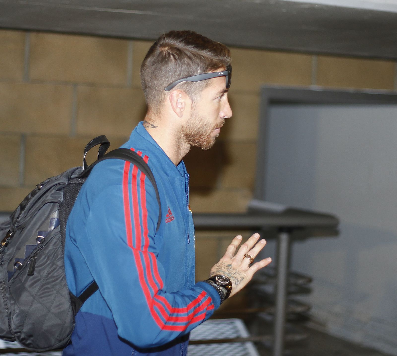 Imágenes de la llegada de la selección española a Sevilla