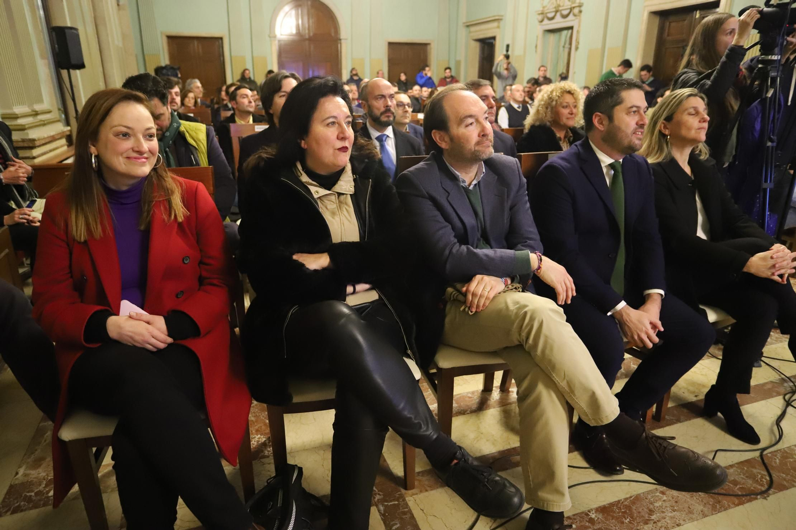 Imágenes de la presentación del cartel de la Semana Santa de Huelva de 2020