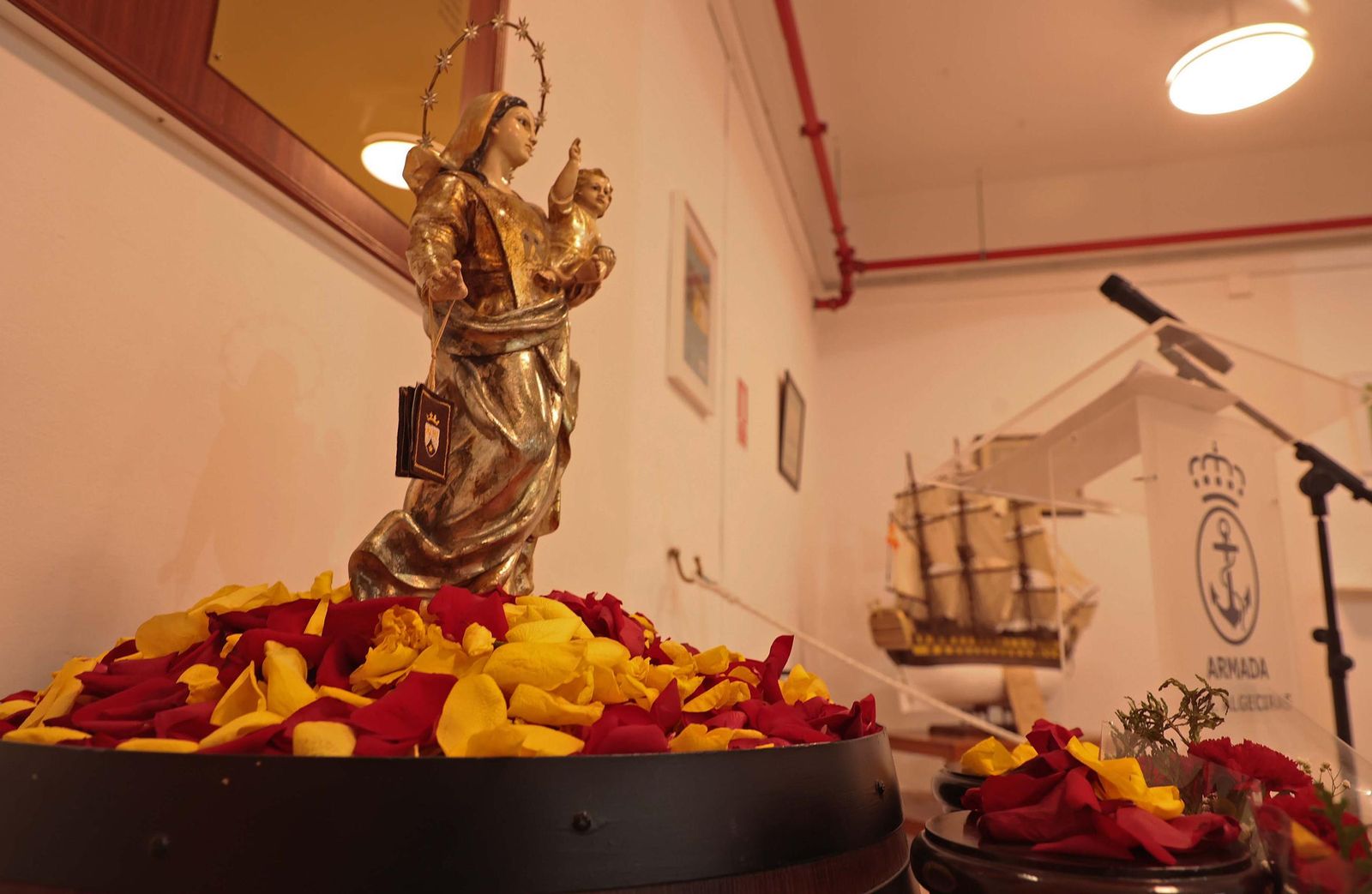 Fotos de la recepción de la Comandancia de Marina y la Autoridad Portuaria de la Bahía de Algeciras con motivo de la festividad de la Virgen del Carmen