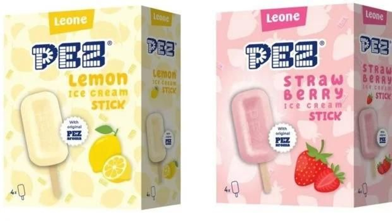 Helados con sabores a caramelos Pez