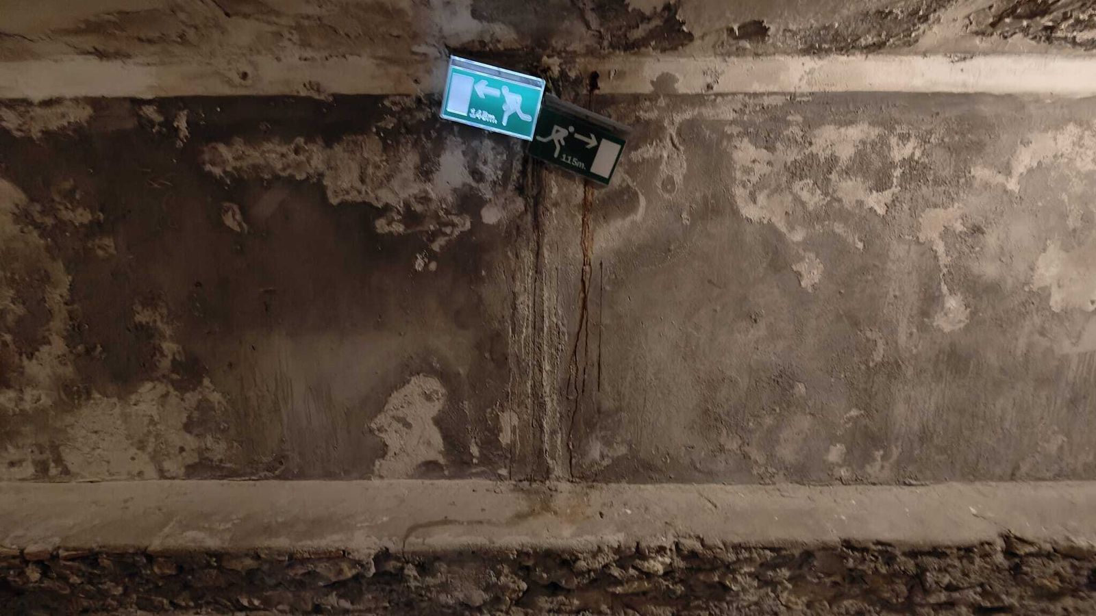 Indicativos de las salidas y humedades