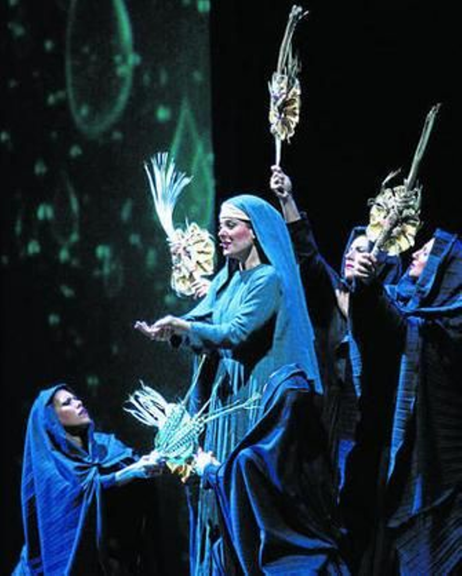 Un instante de la 'Ainadamar' que se pudo ver en el Festival de Granada.