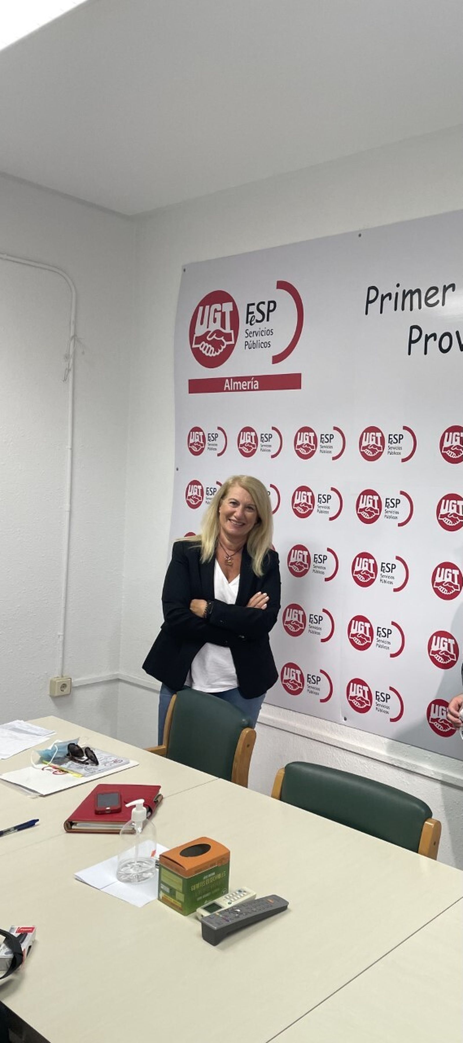 Juani Reche, secretaria Sector Sanitario UGT Almería.