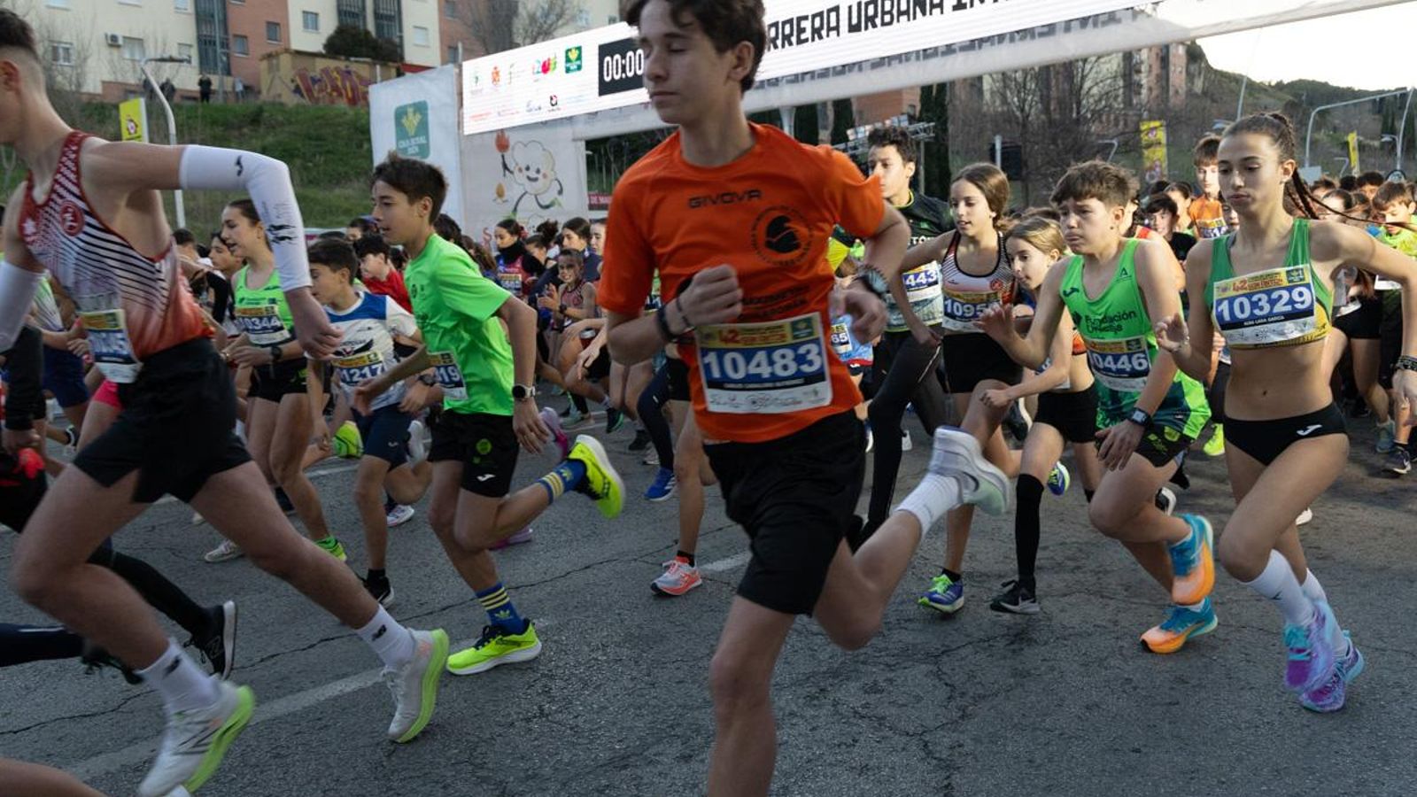 En imágenes: Las promesas del atletismo brillan en la Carrera Infantil de San Antón 2025