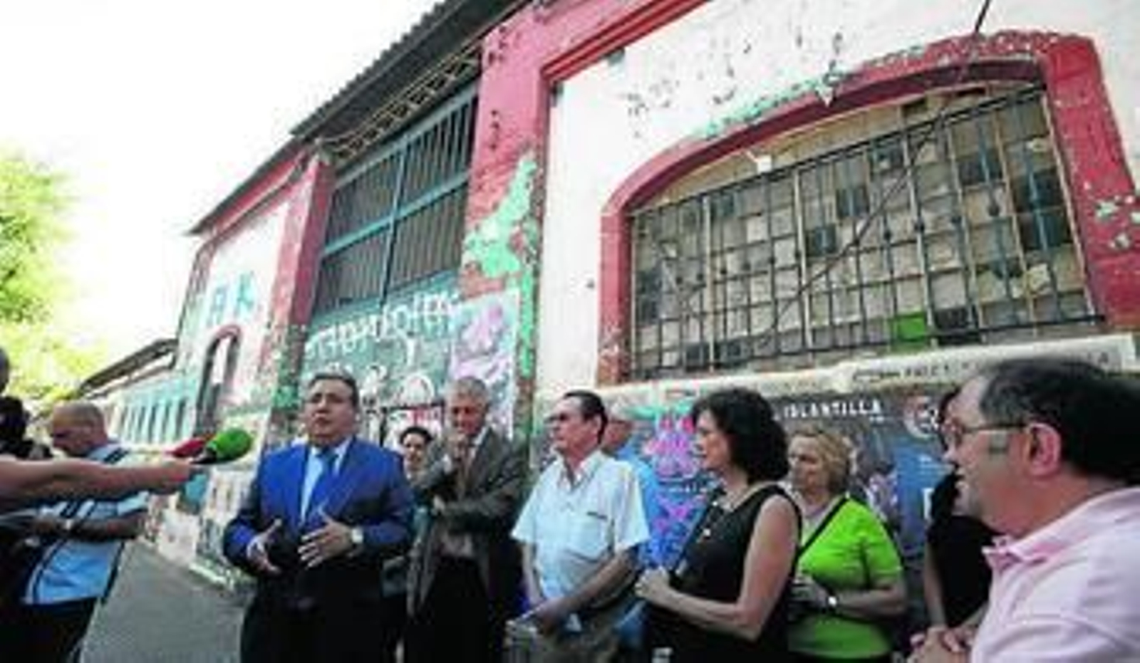 Panorámica de la antigua Fábrica de Vidrios de la Trinidad.