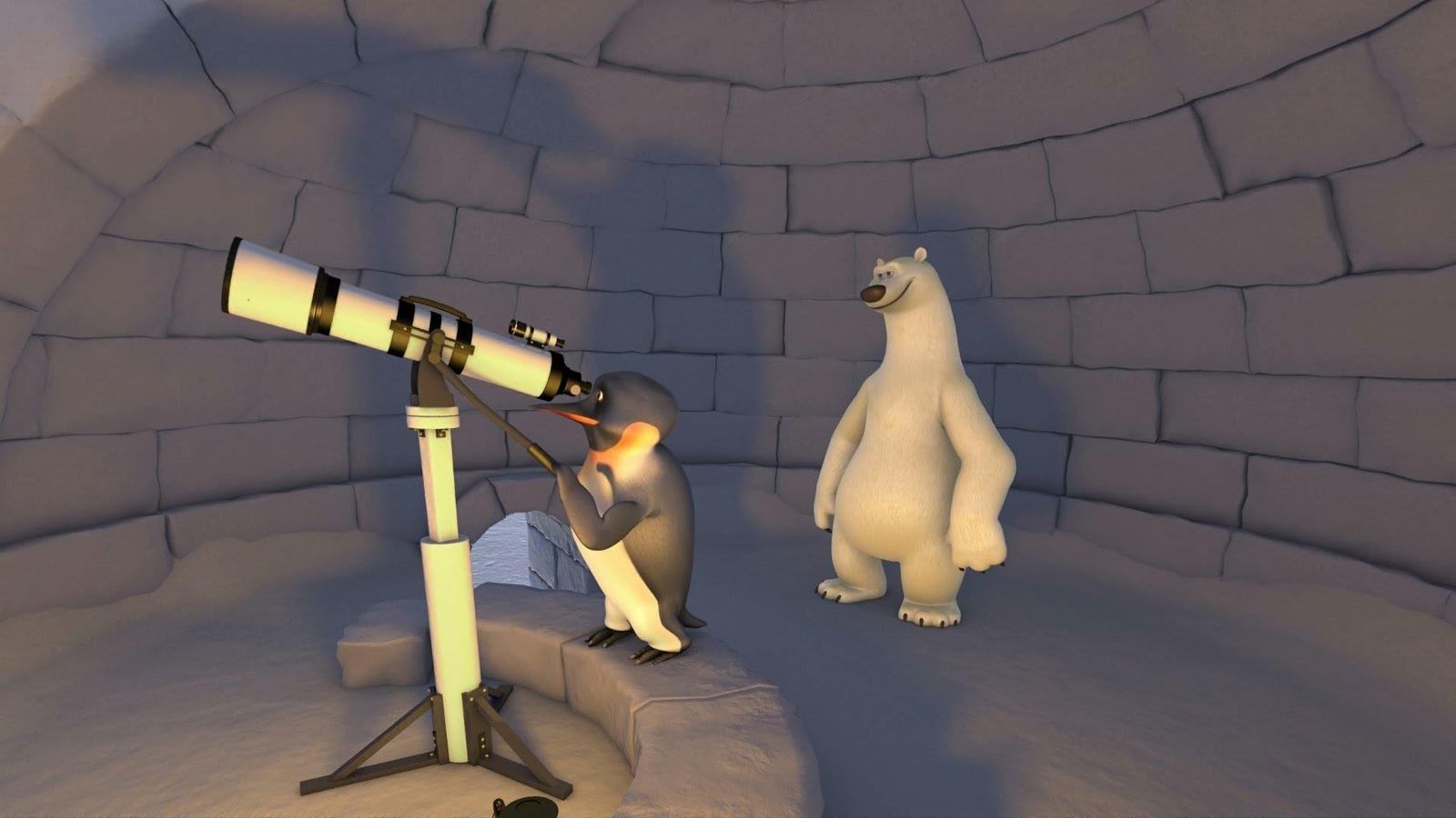 Proyección del Planetario, en la Casa de la Ciencia.