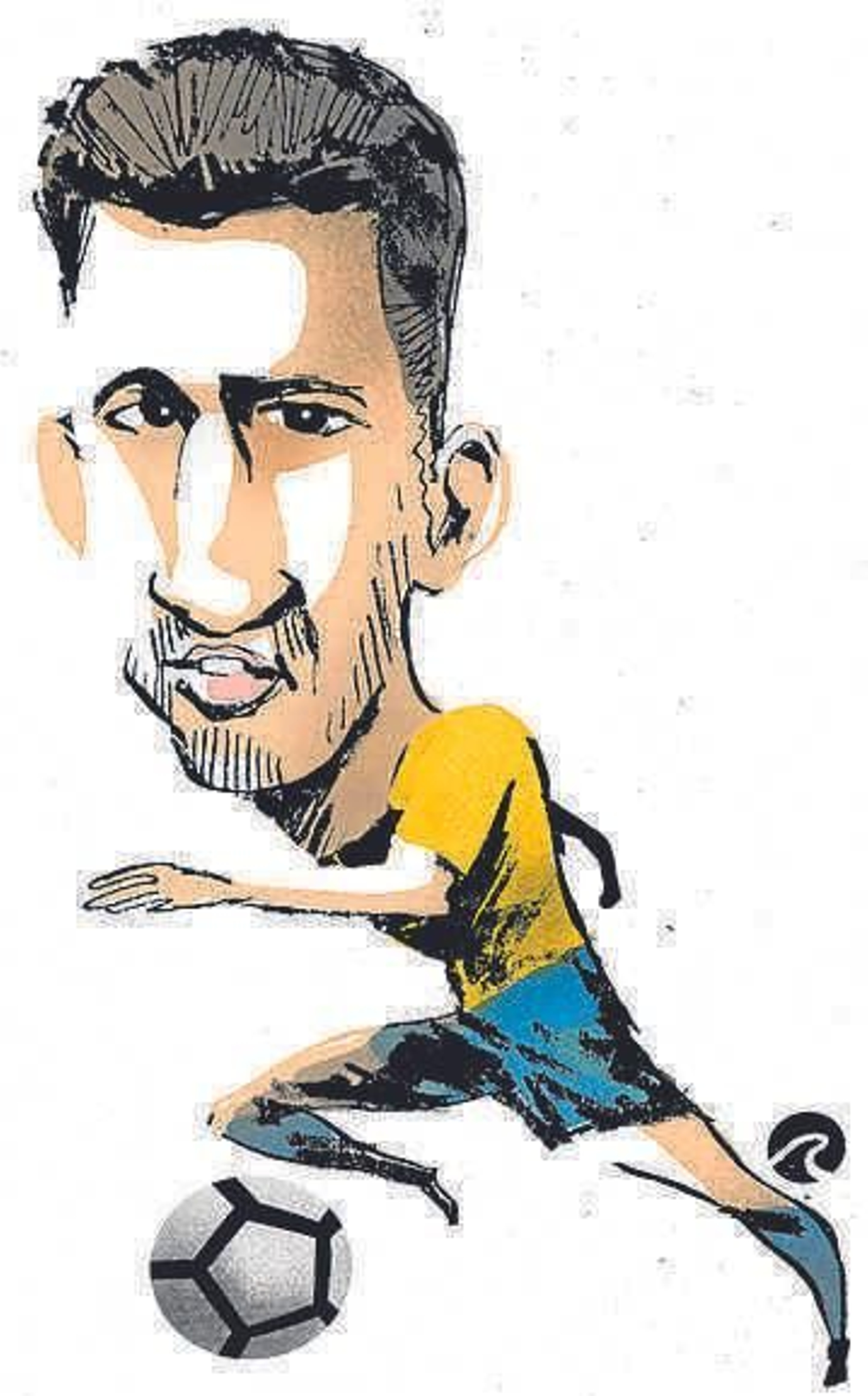 Caricatura de Calleri