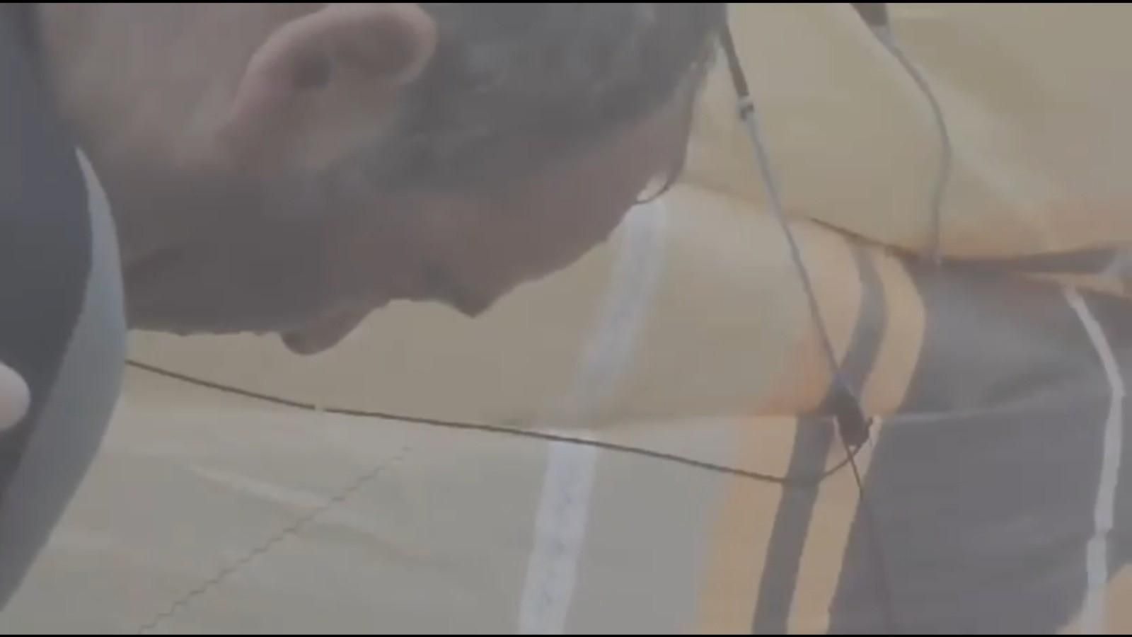 Imágenes del viento huracanado en El Portil