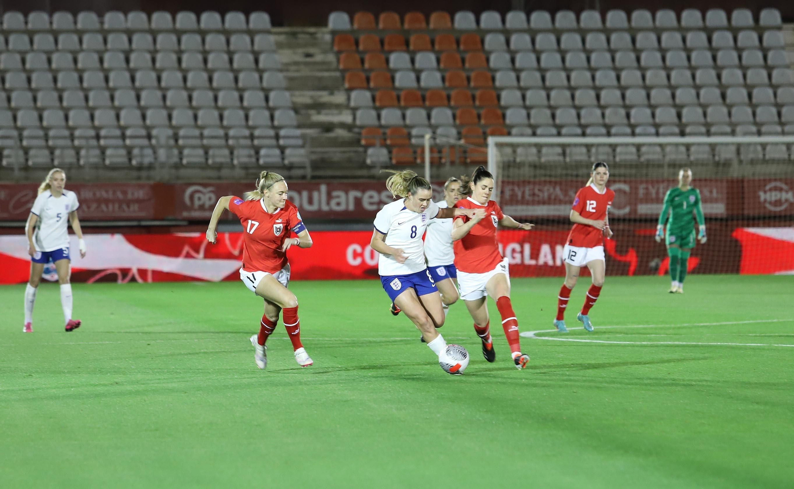 LAS FOTOS DEL AMISTOSO INGLATERRA-AUSTRIA FEMENINO EN ALGECIRAS