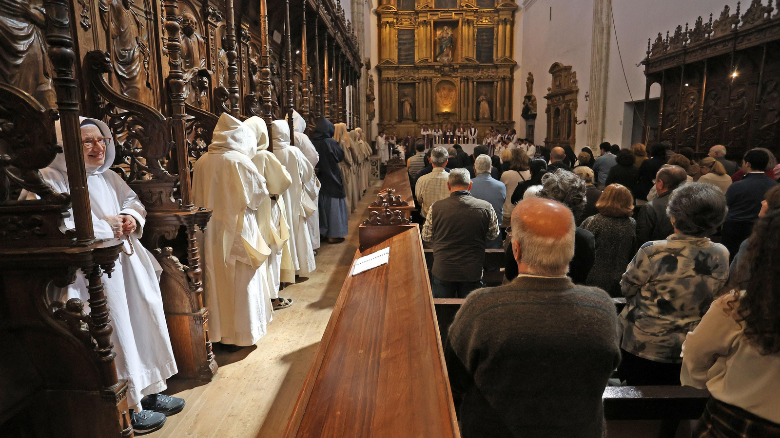 Misa de despedida en la Cartuja de Jerez a las hermanas de Belén