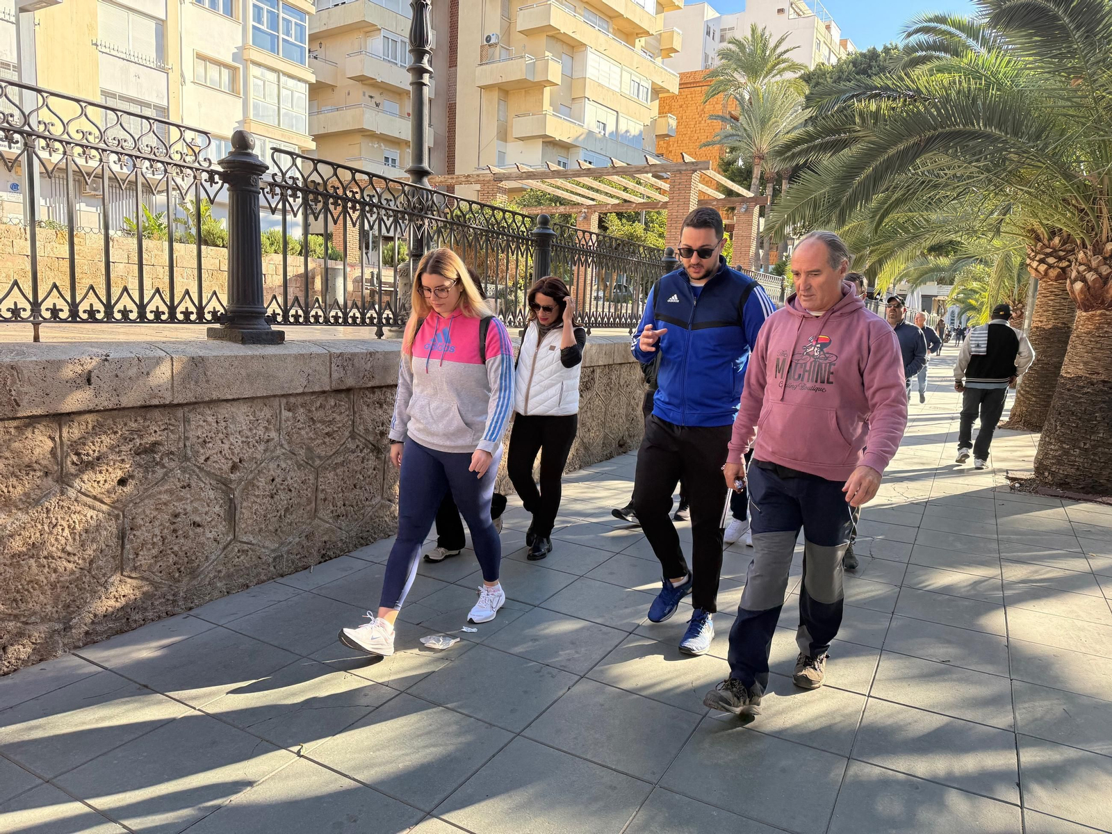 El concejal de Ciudad Activa, en uno de los senderos patrimoniales celebrados este año.