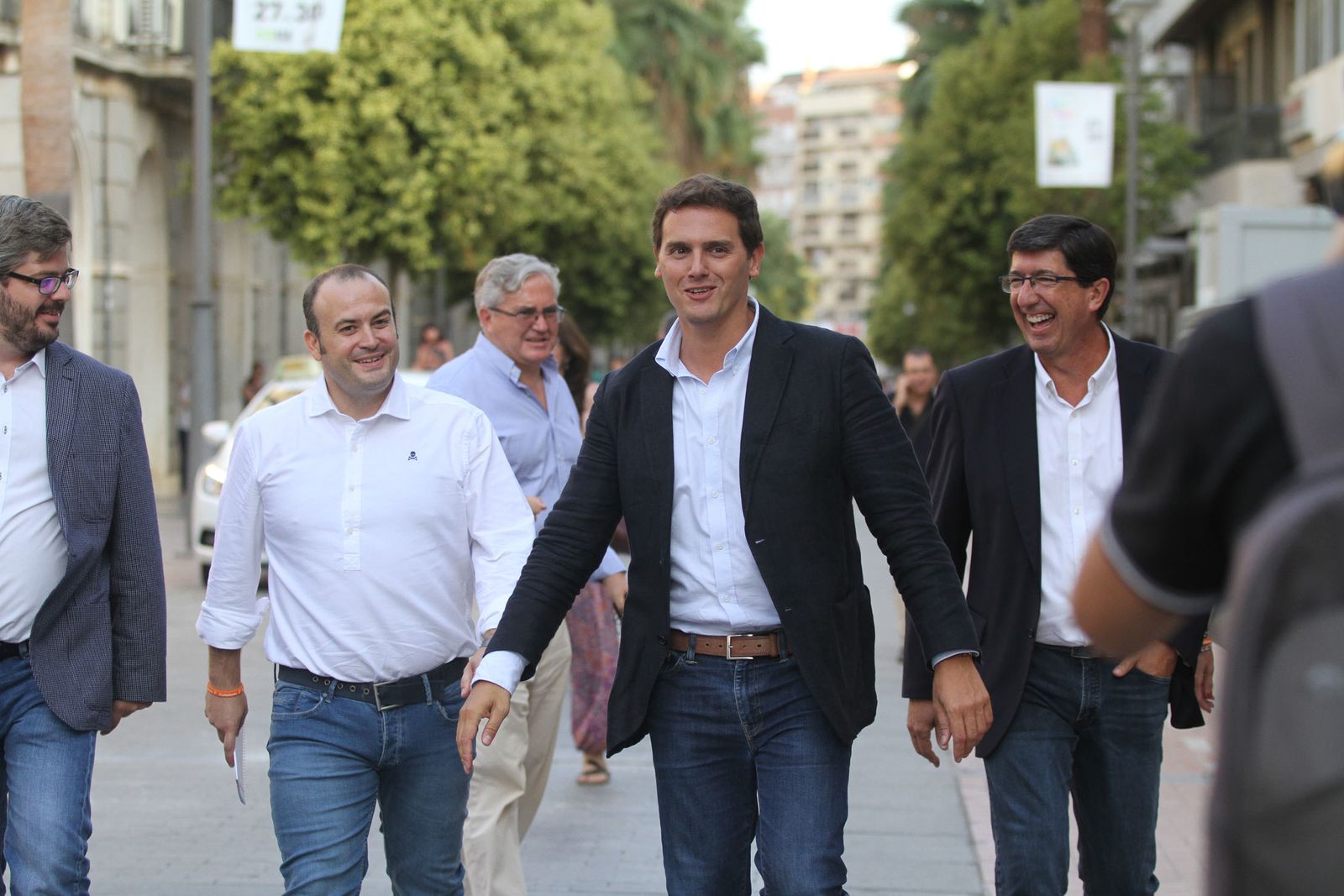 Encuentro Ciudadanos con Albert Rivera en la Plaza de Las Monjas