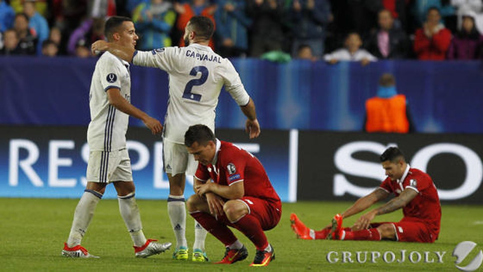 Las imágenes de la Supercopa de Europa Real Madrid-Sevilla