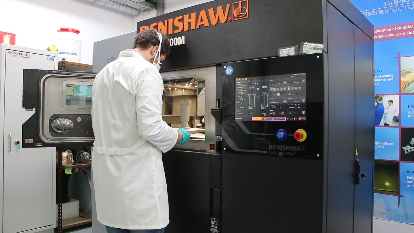 Fabricación de piezas por tecnología de impresión 3D en Catec.