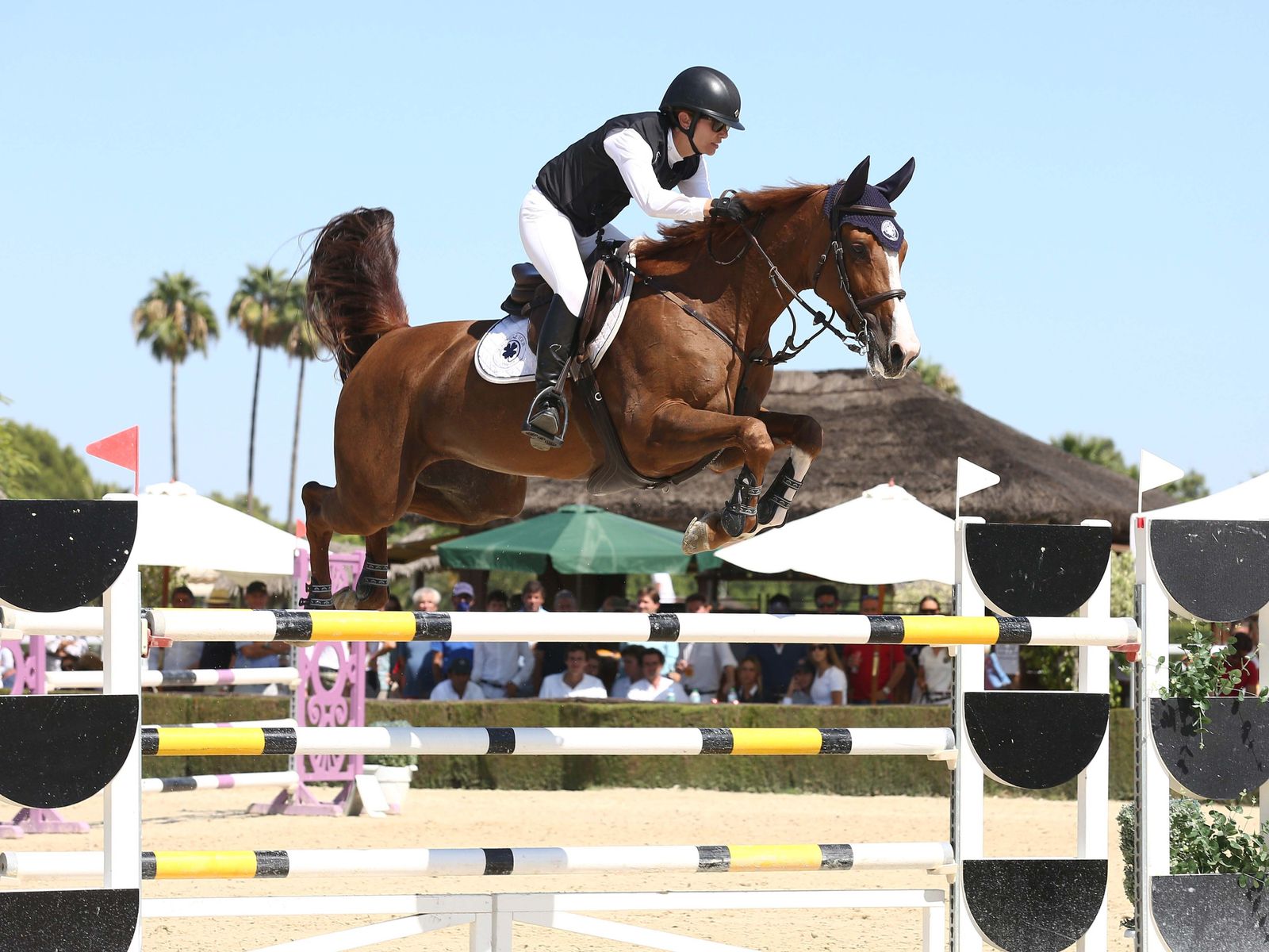 Teresa Blazquez, ganadora el Gran Premio de la Ruta de Otoño con 'Lordana'.