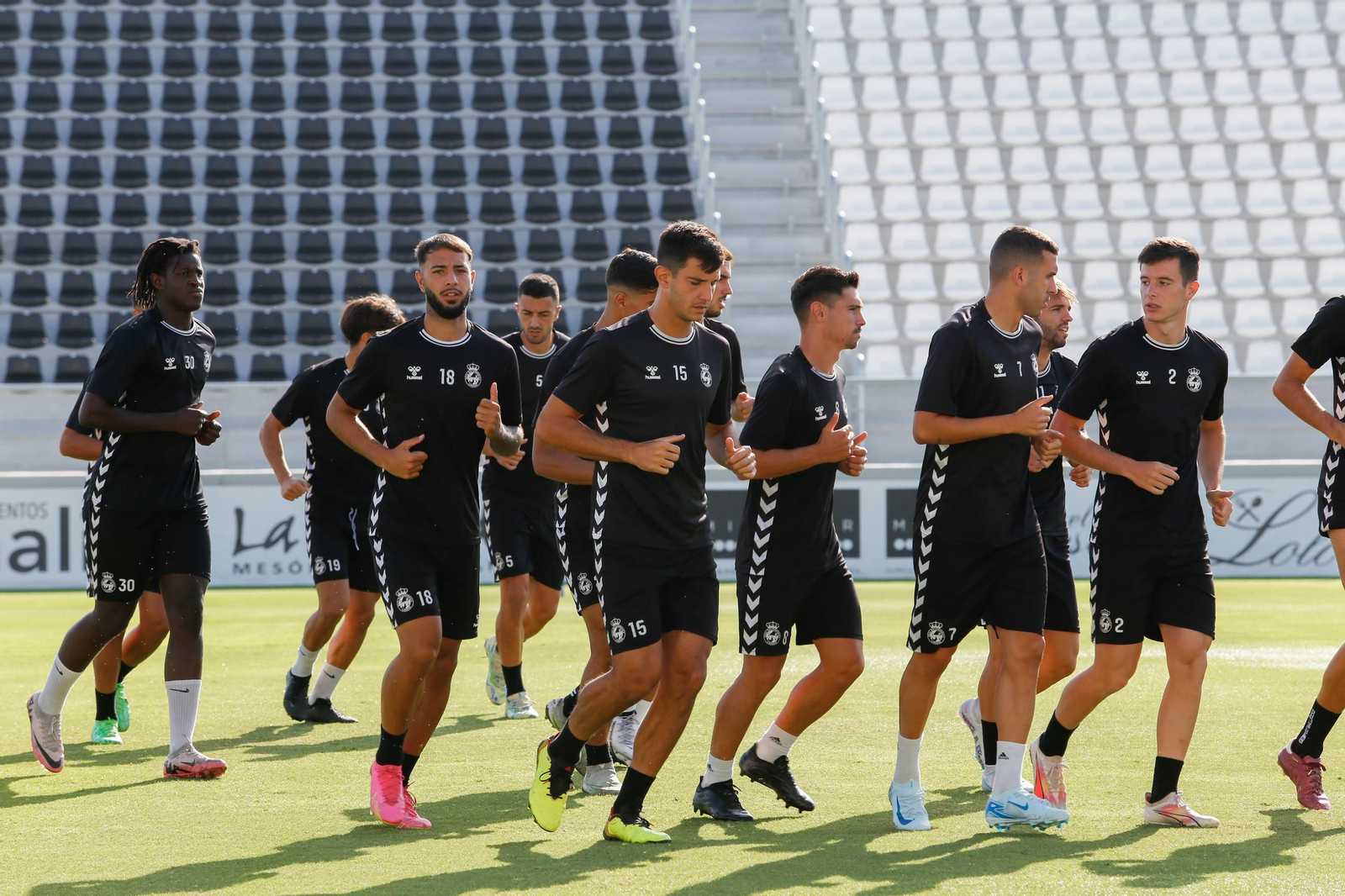 Las fotos del entrenamiento de la Balona previo al partido con el San Fernando