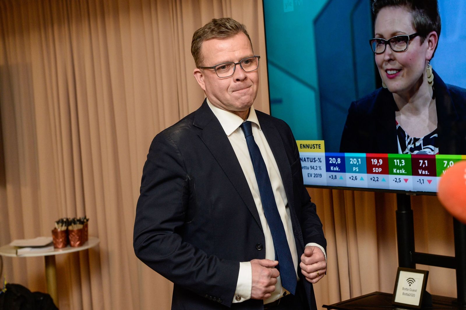 El líder del partido conservador finlandés, Petteri Orpo.
