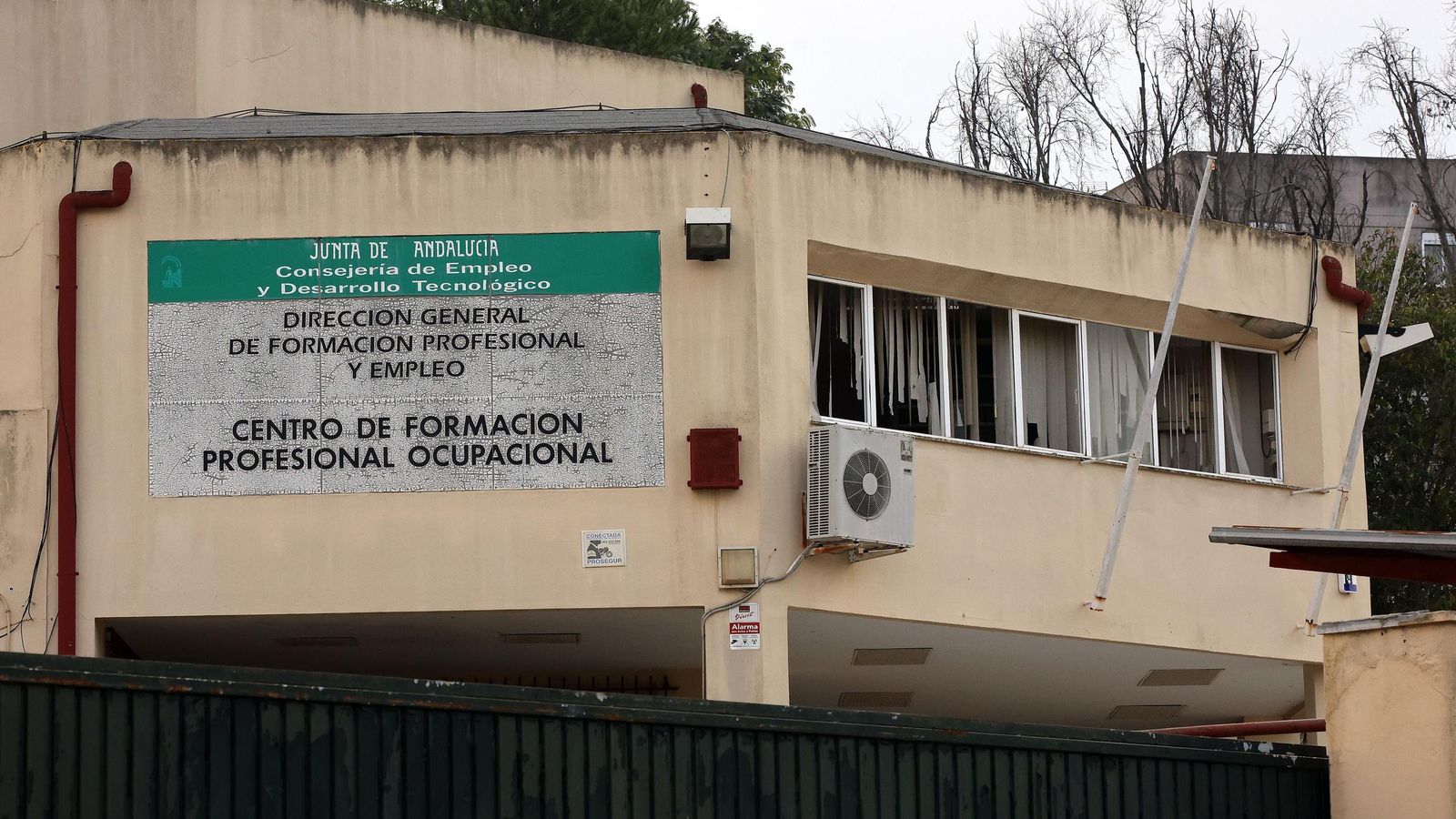 Exterior del edificio del centro de formación de San Juan de Dios.