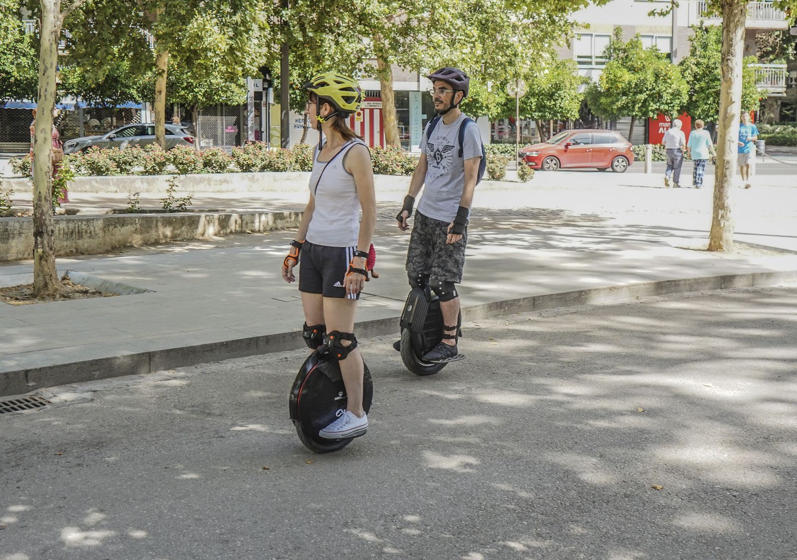 Concentración de patinetas