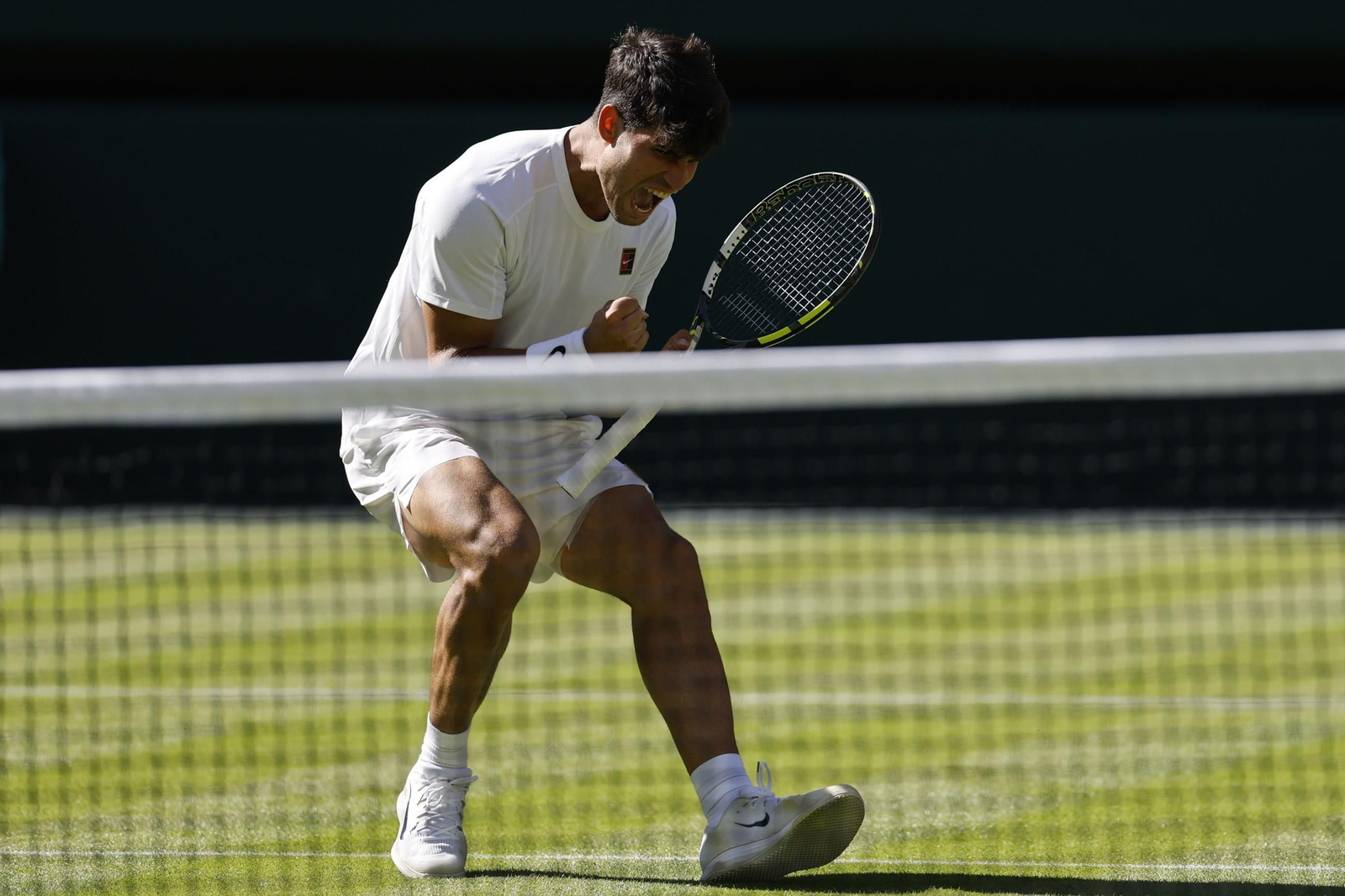 Las imágenes del debut de Alcaraz en Wimbledon y del resto de la jornada