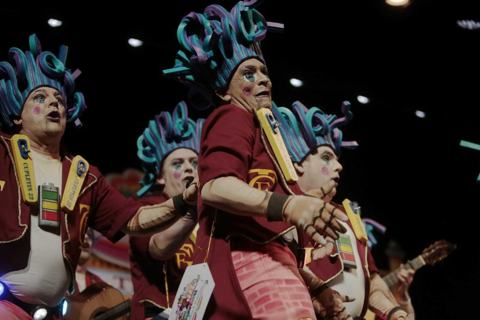 Actuación de la chirigota 'Los Coac Toys'