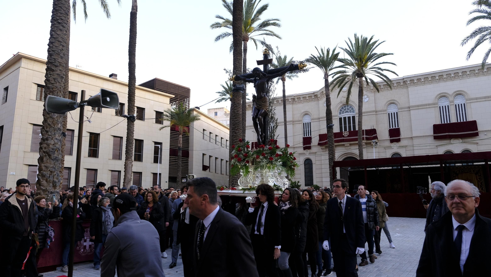 Las imágenes del Vía Crucis del Cristo de la Escucha